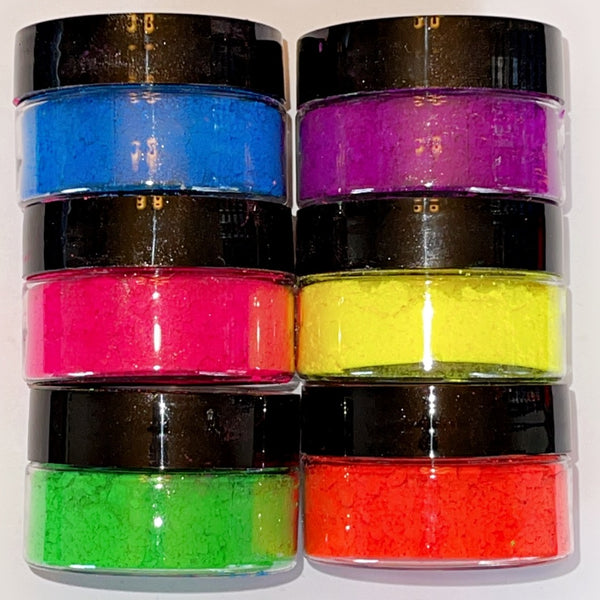 "Electrictomagnetic Neon" Pigment Powder Line