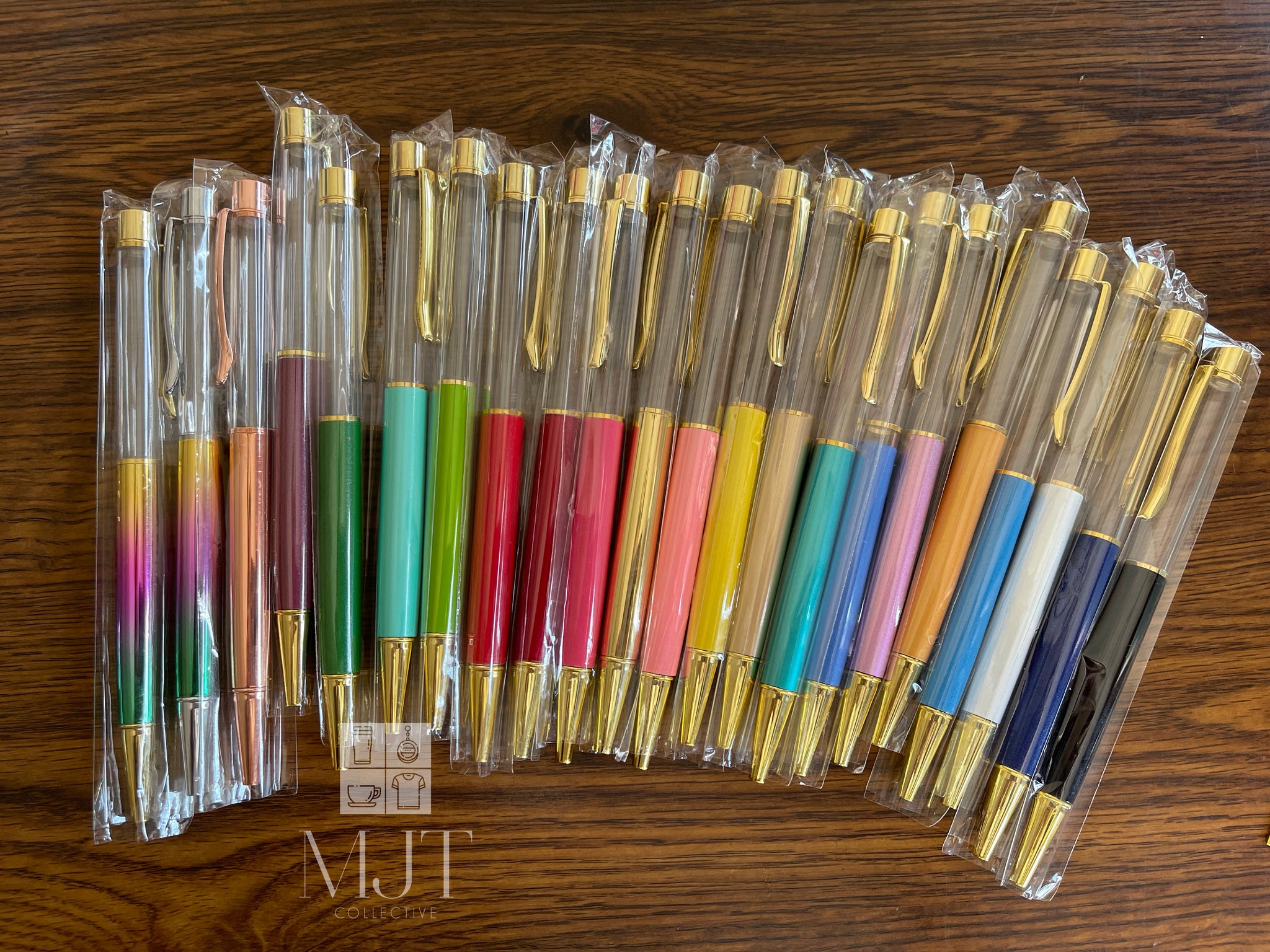 DIY Fillable Tube Pens -  Mix Color 5 Pack (grab pack)