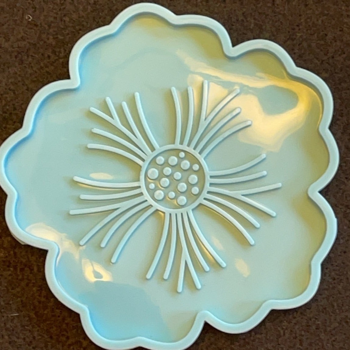 Hibiscus Flower Coaster silicone mold