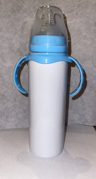 Stainless Steel baby bottles - 8oz - choice of colors