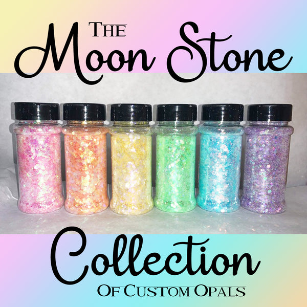 THE MOON STONE COLLECTION- Individual or 6 glitter set