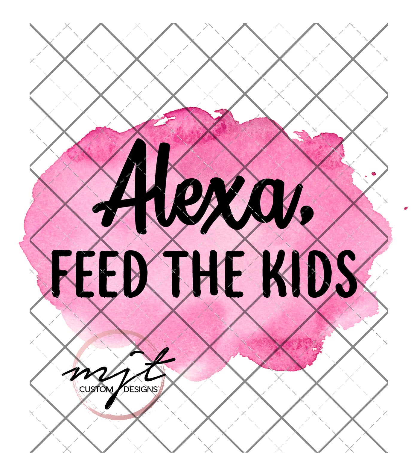 Alexa, feed the kids PNG File