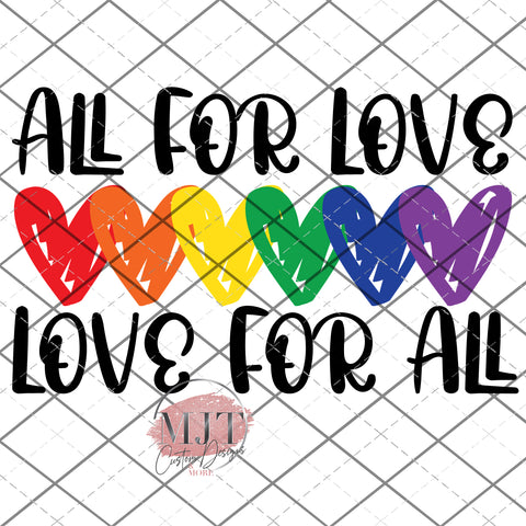 All for Love - PNG File