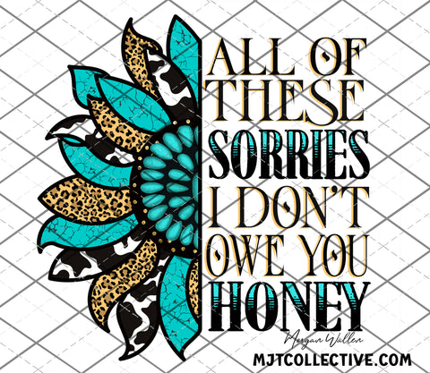 All of these Sorries - PNG File