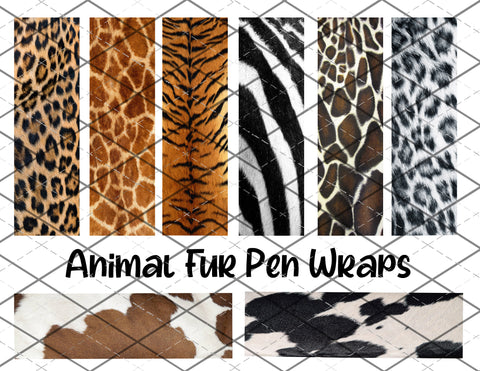 Animal Fur pen wrap files - PNG Files