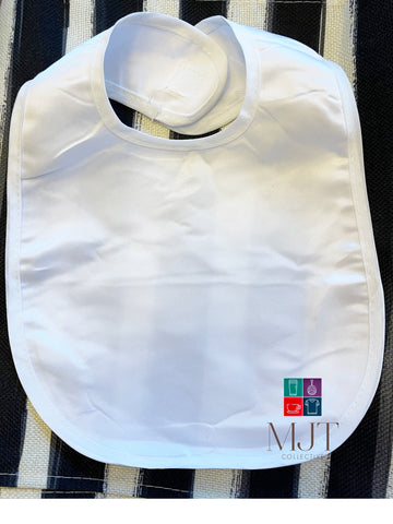 Baby Bib with velcro closure - 100% poly for Sublimation