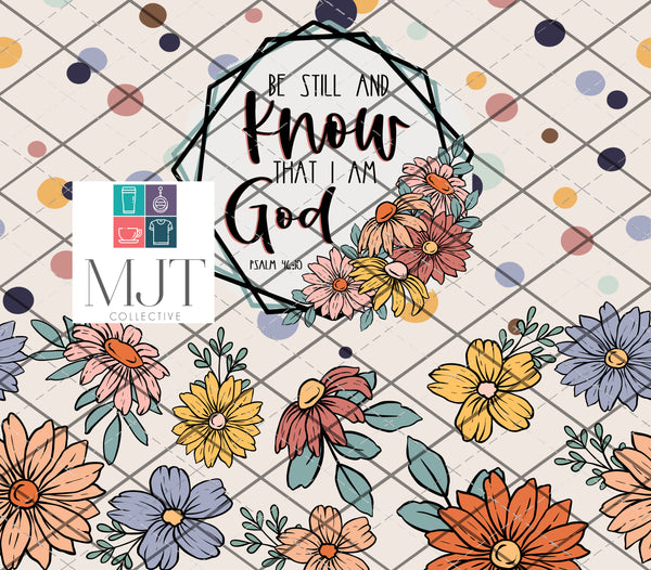 be still and know - PNG Files - one wrap, one spot image