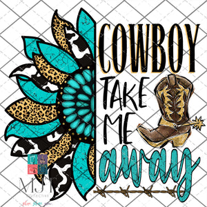 cowboy take me away - PNG File
