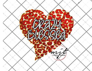 Copy of crazy blessed red leopard - PNG File