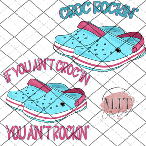 Croc Rockin' - PNG Files