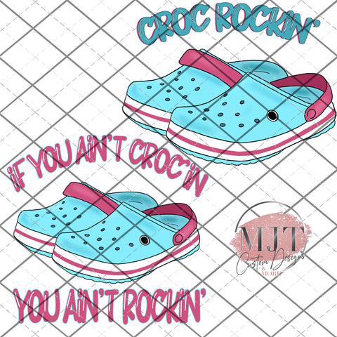 Croc Rockin' - PNG Files