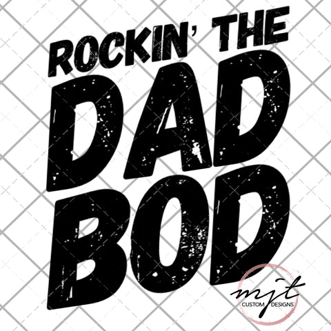 Dad Bod -masculine PNG and SVG  Files