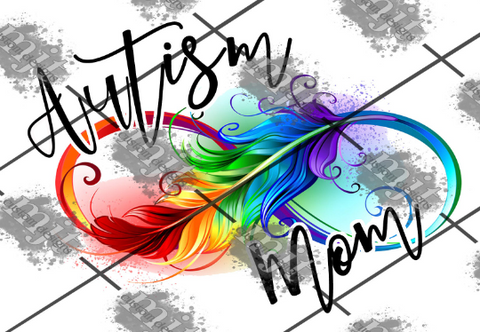 Autism Mom PNG File