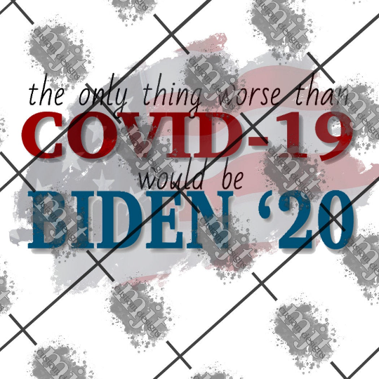 Worse than Covid PNG File
