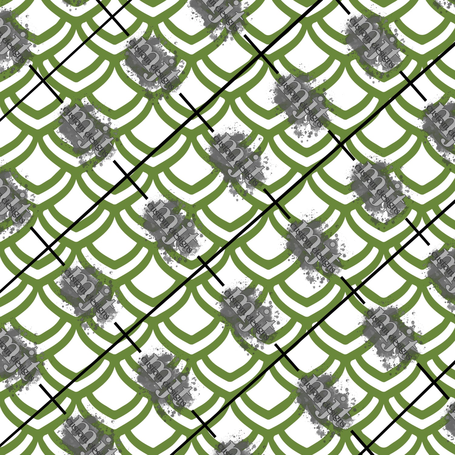 Dragon Scale pattern  -  PNG and SVG  Files
