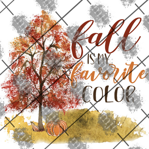 Fall is my favorite color *script PNG File
