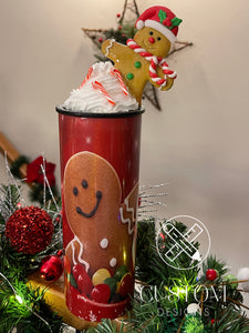 Gingerbread House whipped topper -  20oz tumbler