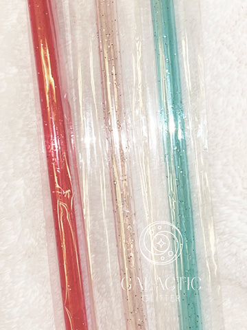 10.5” Sparkle Plastic Straw