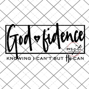 God*Fidence - SVG AND PNG Files