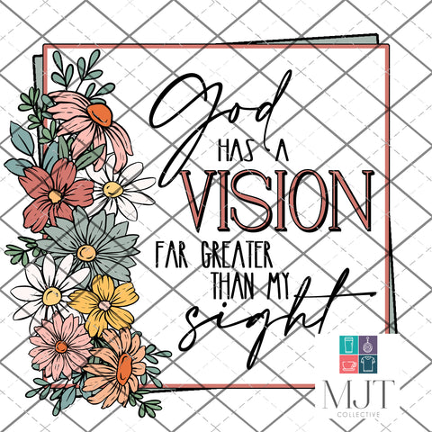 God has a vision - PNG Files - two wraps, one spot image