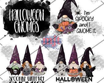 Halloween Gnomes PNG File
