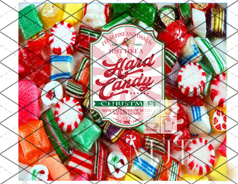 Hard Candy Christmas - label and wrap PNG files - DOWNLOAD for waterslides/sublimation