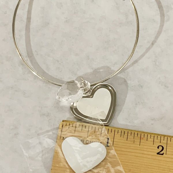 Sublimation Bracelet - Heart Charm