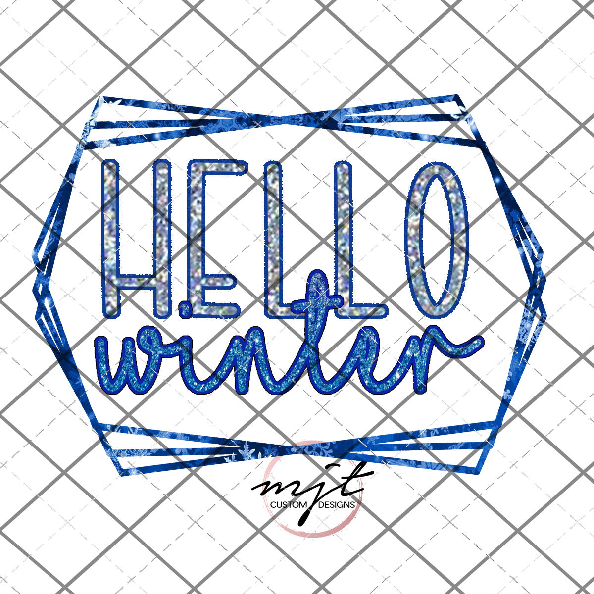Hello Winter- PNG File