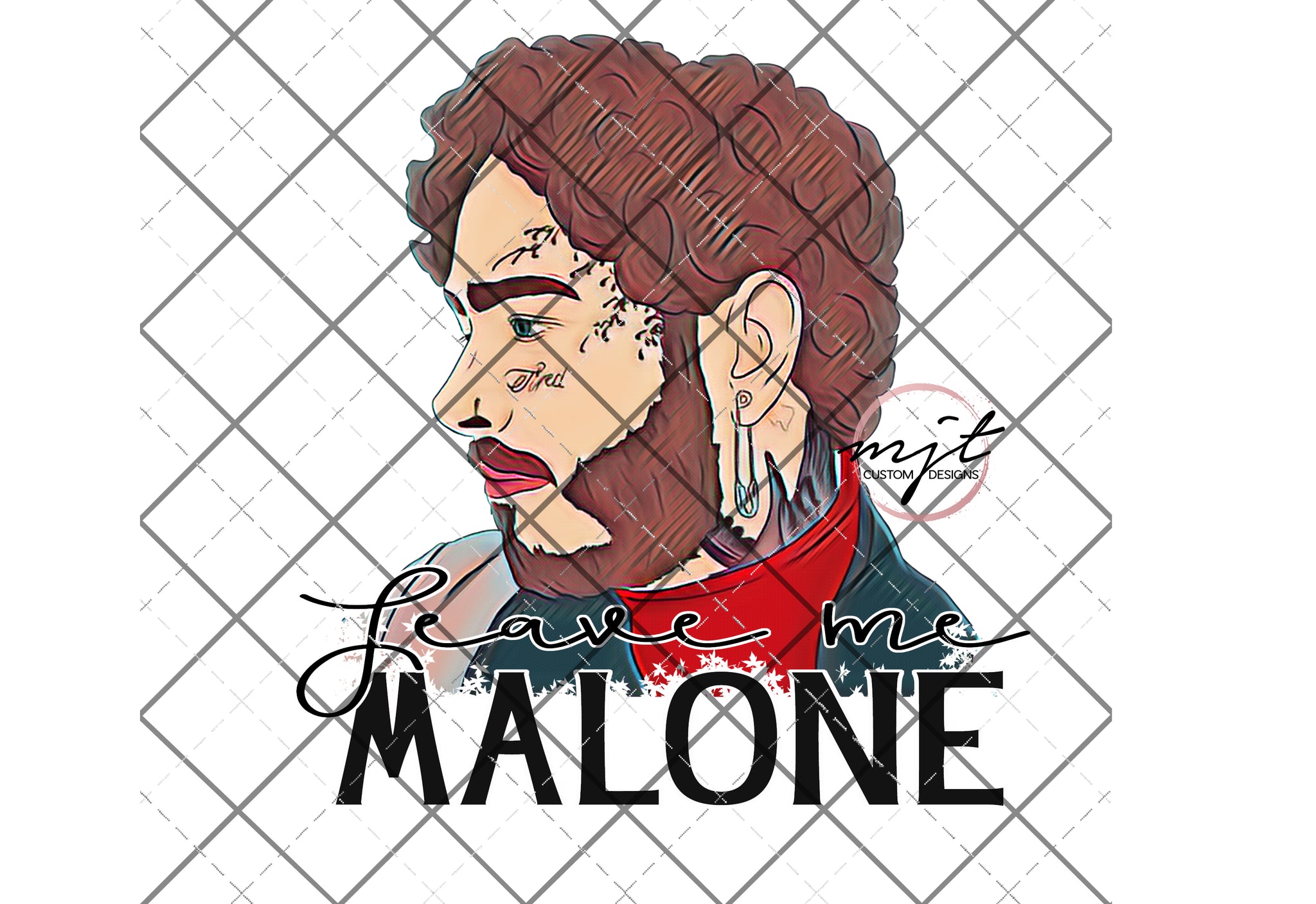 Leave me Malone - PNG File