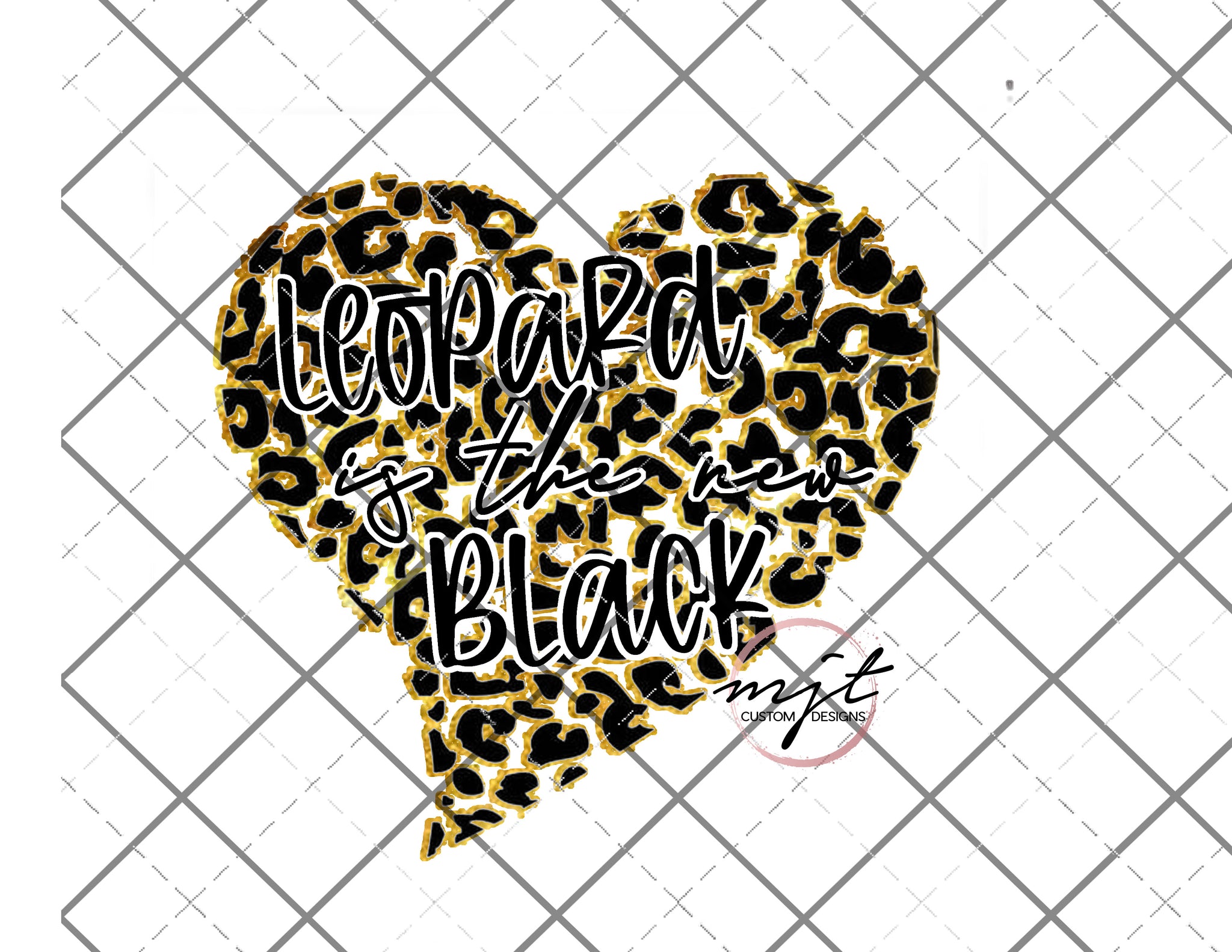 Leopard is the new black - PNG File