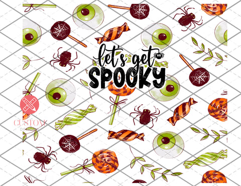 Let's get spooky- Full Wrap**PNG file - DOWNLOAD for waterslides/sublimation