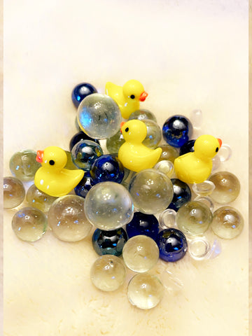 Lucky Duck - Duck and glass bubbles set -