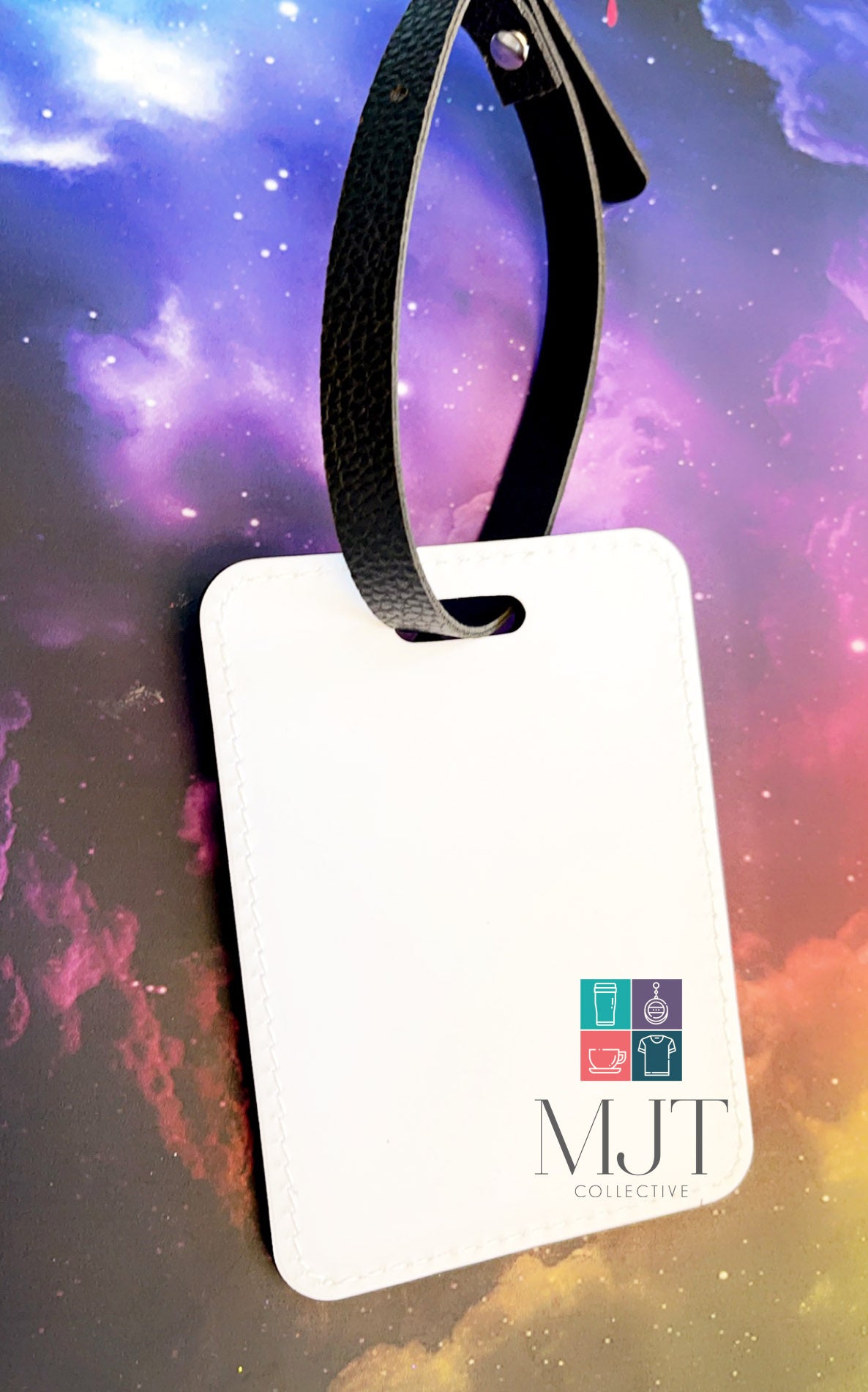 Luggage Tag - Sublimation with leather strap