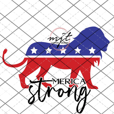 'merica strong - PNG File