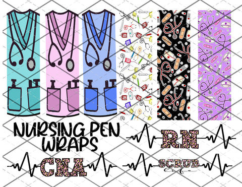 Nursing-  pen wrap files - PNG Files