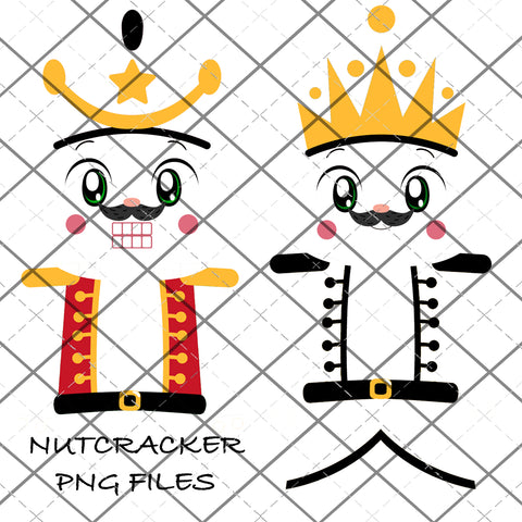 Nutcracker Faces -  PNG File