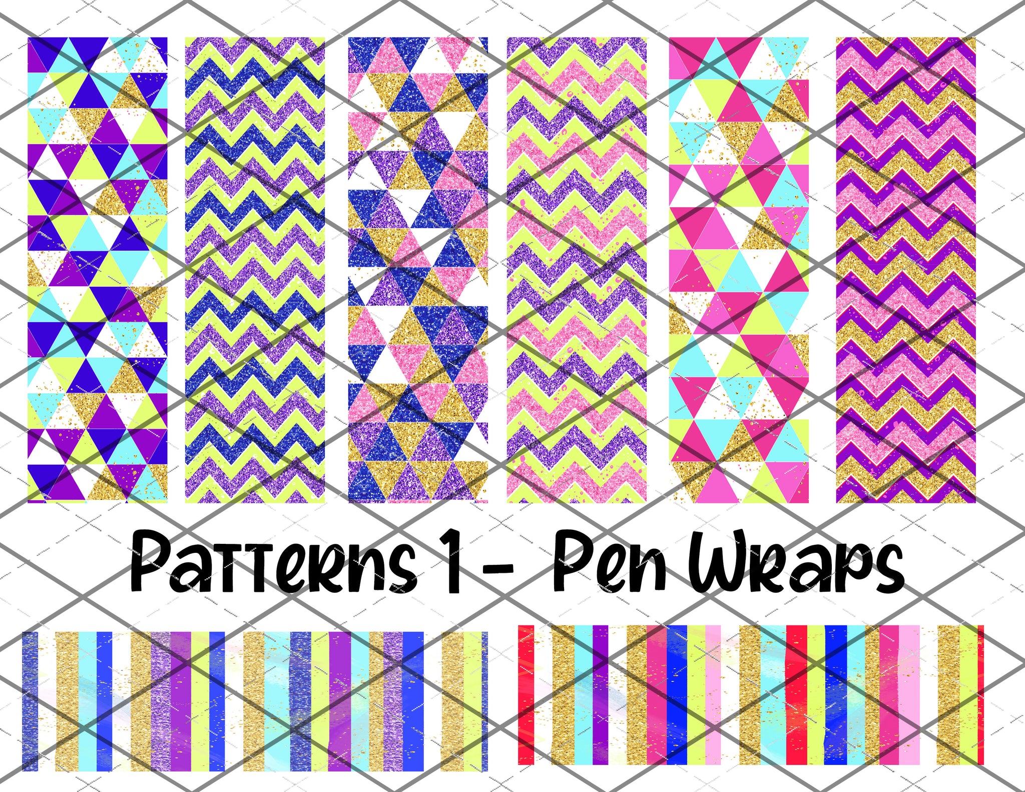 Patterns 1 -  pen wrap files - PNG Files