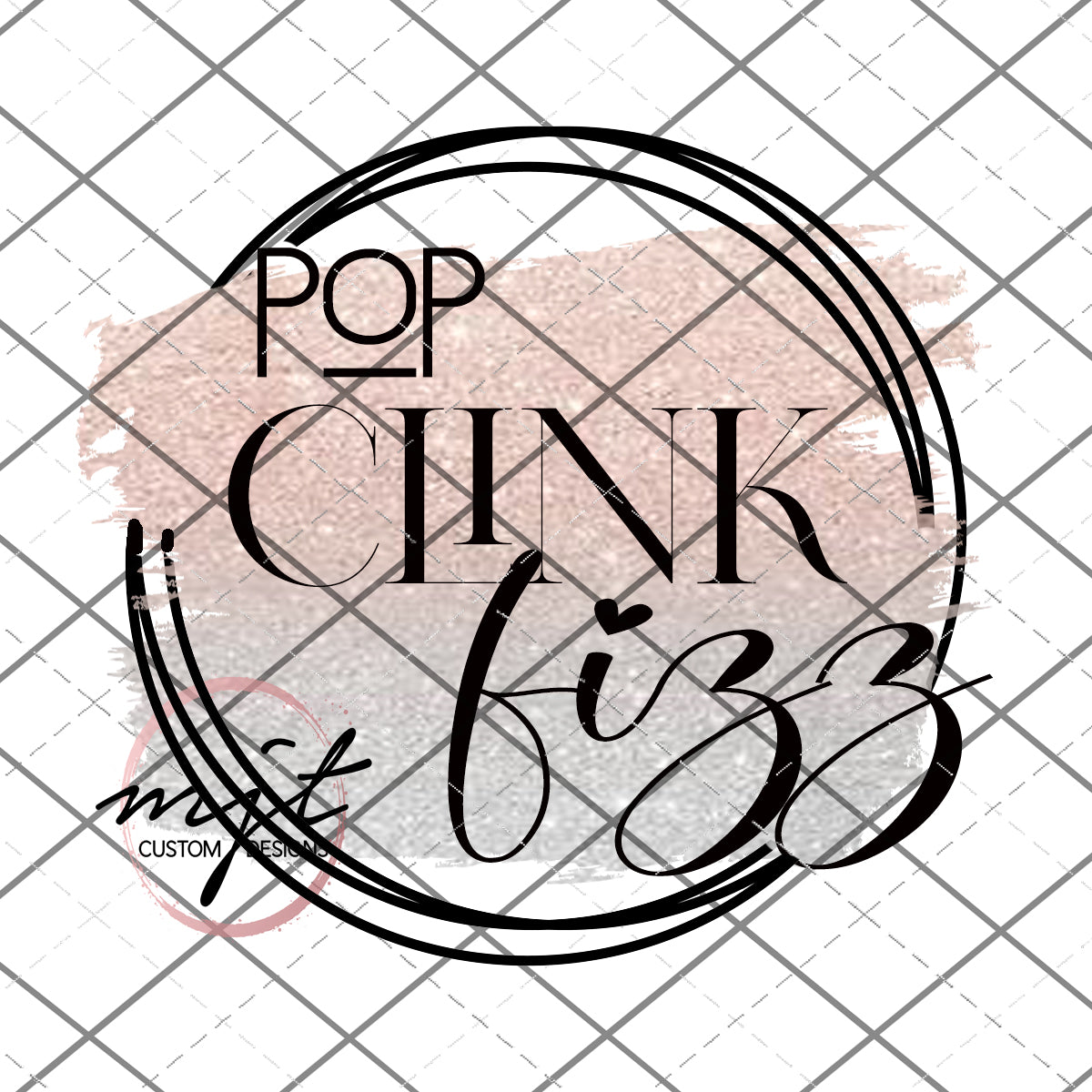 Pop clink Fizz - NYE PNG file