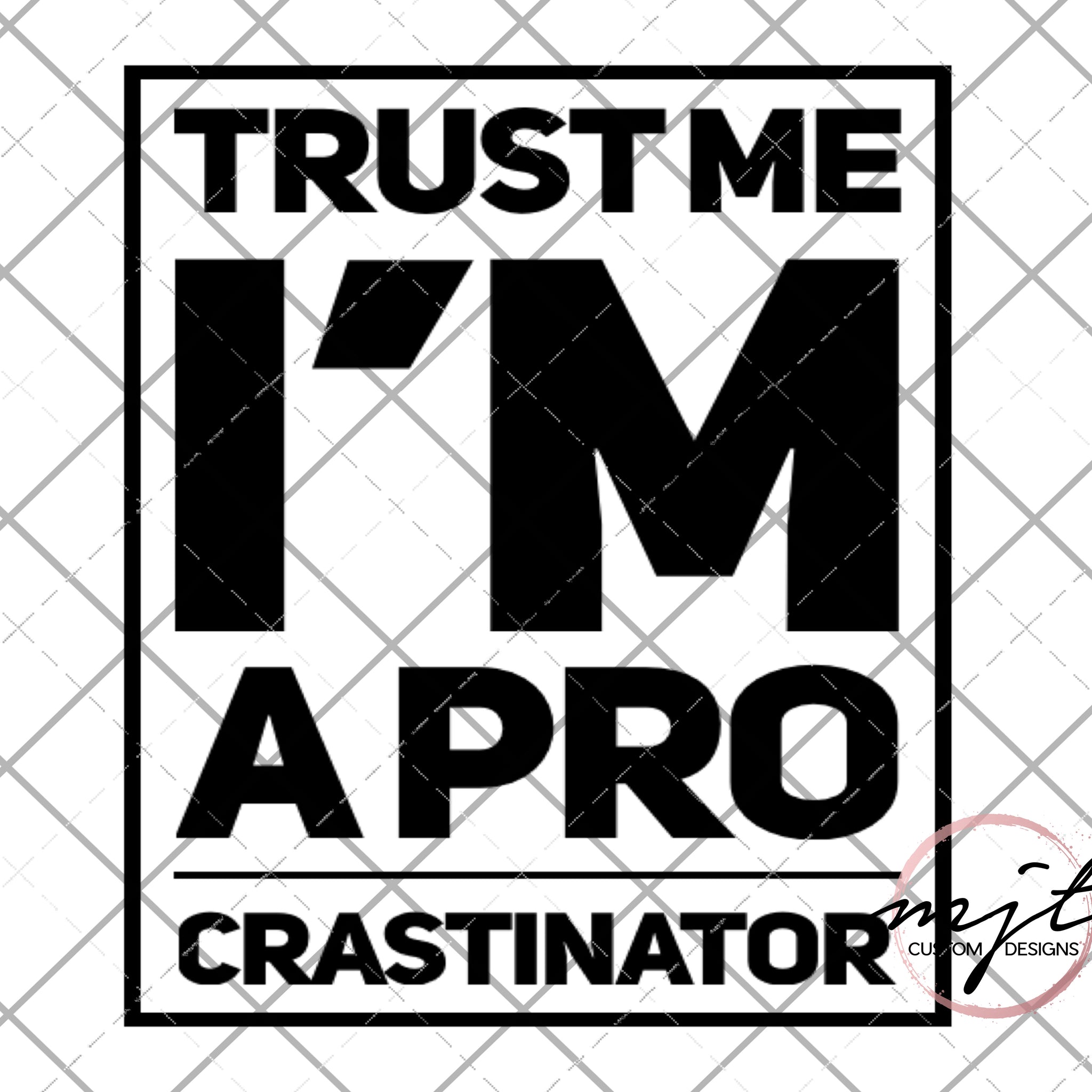 PRO-Crastinator-masculine PNG and SVG  Files