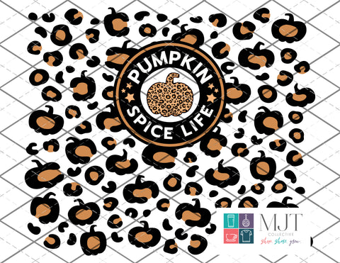 Pumpkin Spice Life- Full Wrap**PNG file - DOWNLOAD for waterslides/sublimation
