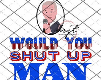 would you shut up man - debate PNG File