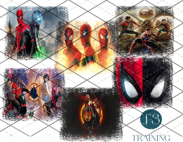 Spiderman- Full Wrap**PNG files for waterslide or sublimation