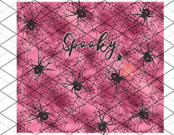 Pink Spider - Halloween Wraps - 3 wraps