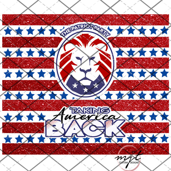 patriot party- Full Wrap**PNG file - DOWNLOAD for waterslides/sublimation
