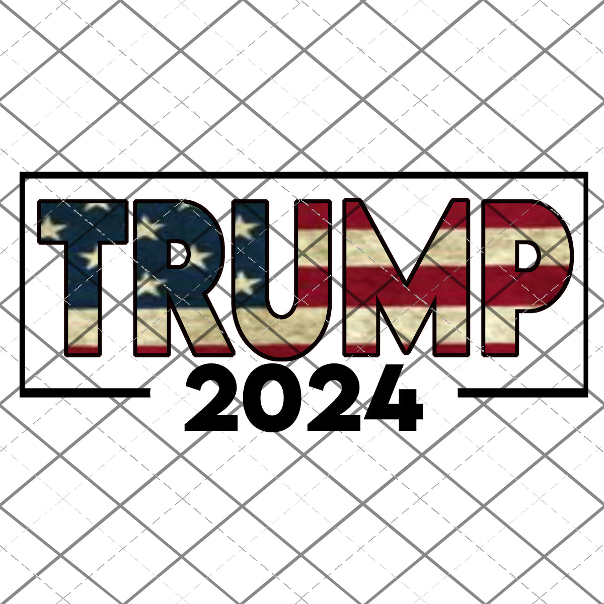 Trump 2024 flag - PNG File