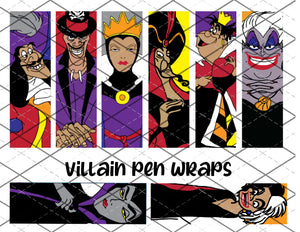 Villain pen wrap files - PNG Files