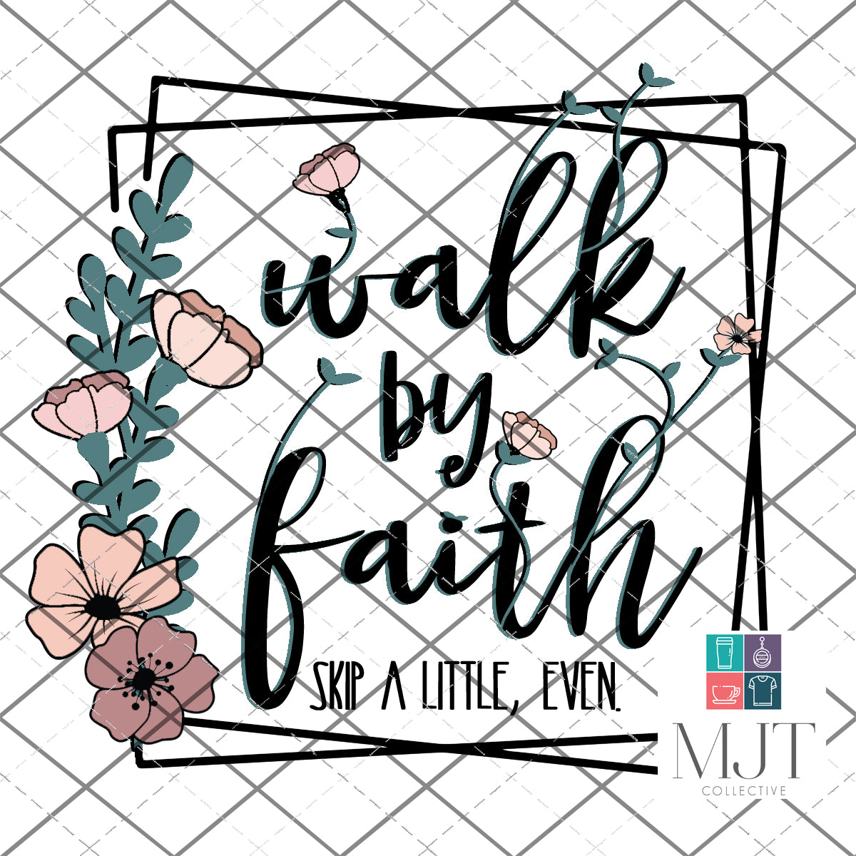 Walk by faith - PNG Files - one wrap, one spot image