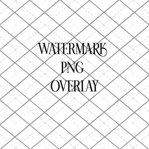 Watermark Overlay to protect your work - PNG file
