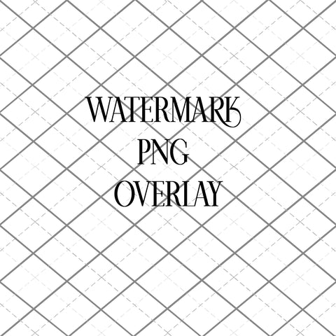 Watermark Overlay to protect your work - PNG file
